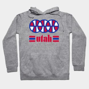 Utah Basketball - Vintage B-Ball Throwback Hoodie